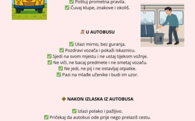 PRAVILA PONAŠANJA ZA UČENIKE PUTNIKE