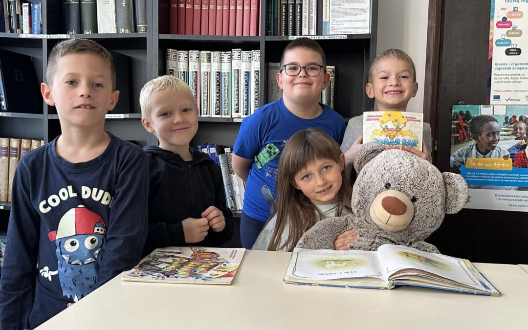 Medo i prvašići u Mjesecu školskih knjižnica