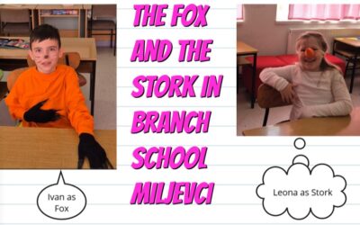 Lisica i roda posjetile miljevačku školicu