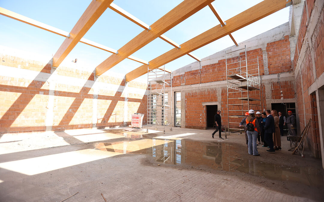 Župan Andrović posjetio gradilište naše škole