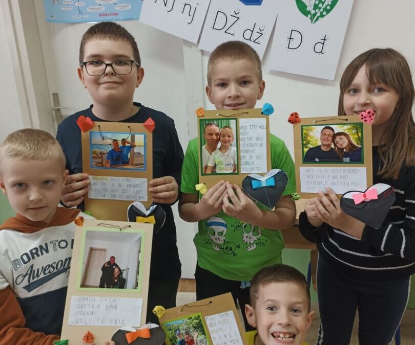 Za Dan očeva od naših  prvašića