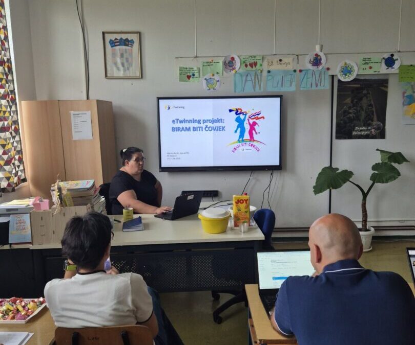 eTwinning projekt  Biram biti čovjek – diseminacija