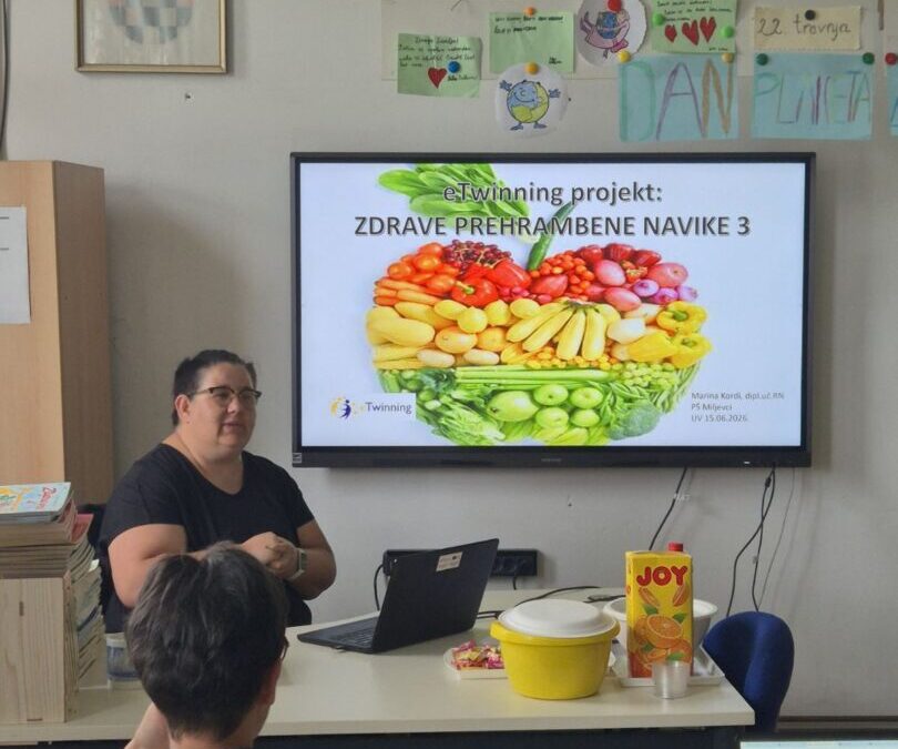 Diseminacija eTwinning projekta Zdrave prehrambene navike
